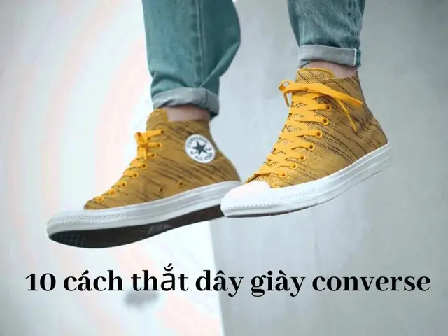 Cách Thắt Dây Giày Cho Converse Giấu Dây