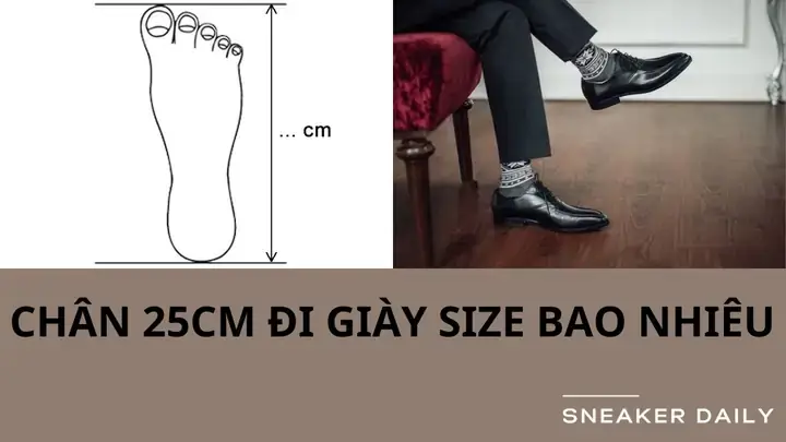Cách Tính Size Giày Chuẩn Cho Chân Dài 25cm, Rộng 11cm