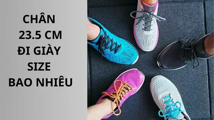 Bảng Quy Đổi Size Giày Chuẩn Cho Người Chân Dài 23.5cm