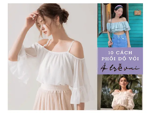 Top 7 Kiểu Giày Phối Hoàn Hảo Với Chân Váy Áo Trễ Vai