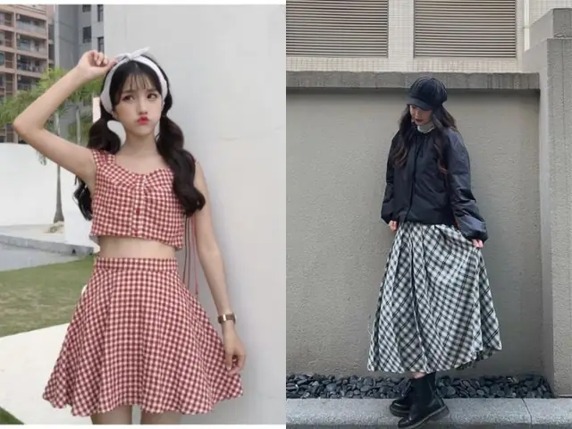 Top 10+ Phong Cách Mix & Match Chân Váy Dài Karo Sọc Phối Với Giày Trang Chuẩn Style 2026