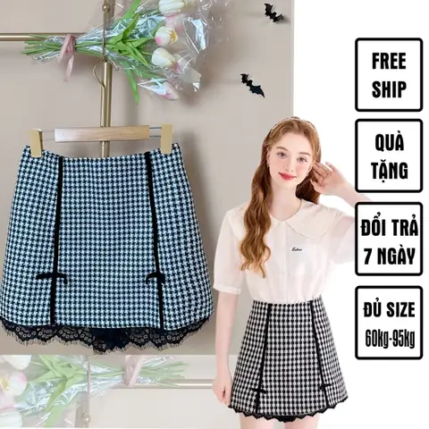 Top 10+ Phong Cách Mix & Match Chân Váy Dài Karo Sọc Phối Với Giày Trang Chuẩn Style 2026