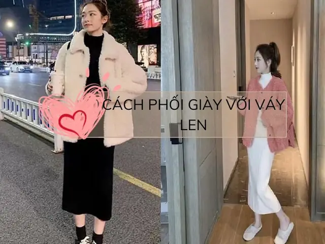 Top 10 Kiểu Giày Phối Hoàn Hảo Với Chân Váy Len Mùa Đông