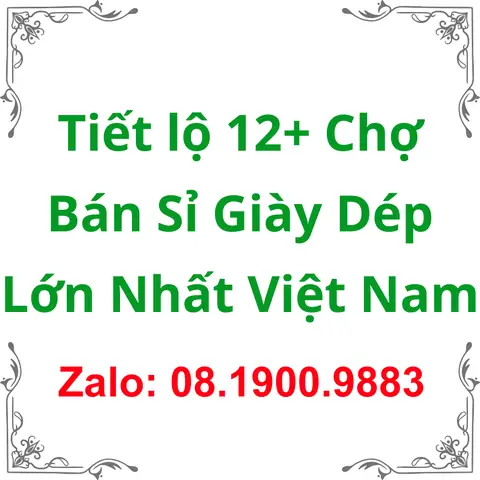 Kinh Nghiệm "săn" Giày Giá Sỉ Tại Chợ Đầu Mối Giày Dép Ở Hà Nội