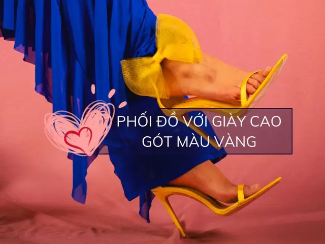 Các Cách Phối Đồ Sành Điệu Với Đầm Màu Vàng Và Giày