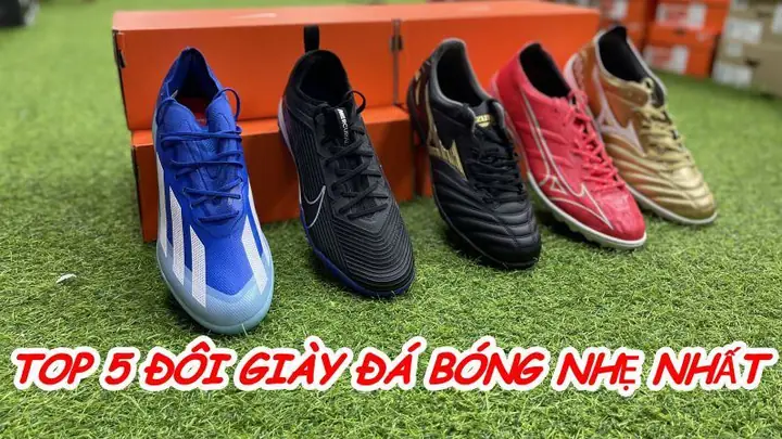 Đánh Giá 3 Mẫu Giày Đá Bóng Nhẹ Nhất Thế Giới: Lựa Chọn Nào Cho Tốc Độ Tối Thượng?