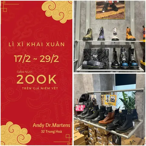 Top 10+ Mẫu Giày Dr. Martens Nam Chính Hãng Hà Nội Được Ưa Chuộng Nhất 2025