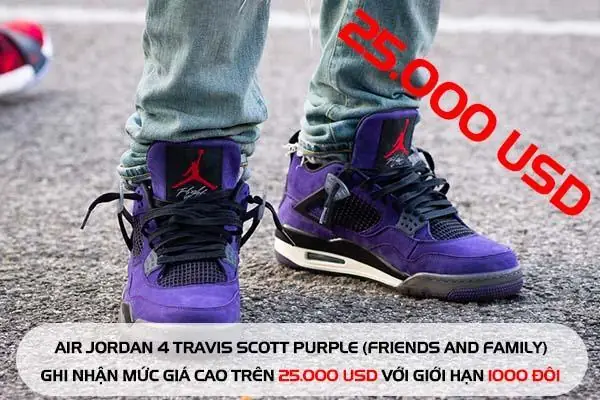 Bảng Giá Giày Jordan 4 Chính Hãng Và Các Bản Replica Chất Lượng Cao