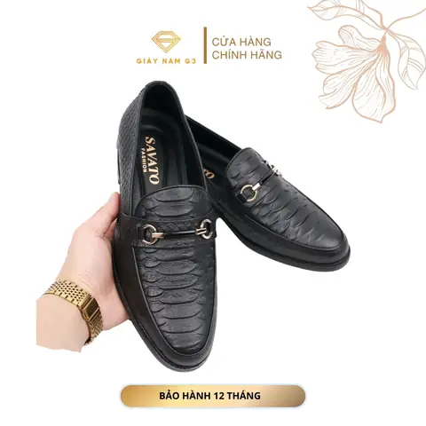Review Chi Tiết Giày Lười Da Bò Dập Vân Cá Sấu: Lựa Chọn Nào Đáng Đầu Tư?