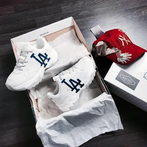 Review Chi Tiết Giày Mlb La Dodgers Sneakers - Big Ball Chunky A