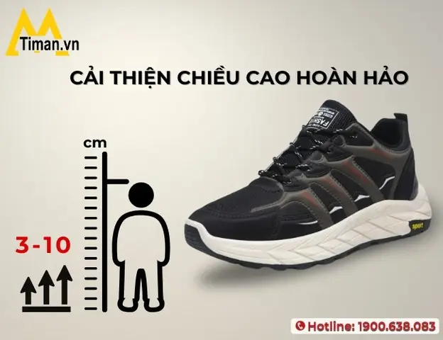 Review Chi Tiết Giày Thể Thao Tăng Chiều Cao Nam Tại Tphcm: Top 5 Lựa Chọn "ngầm" Cho Phái Mạnh