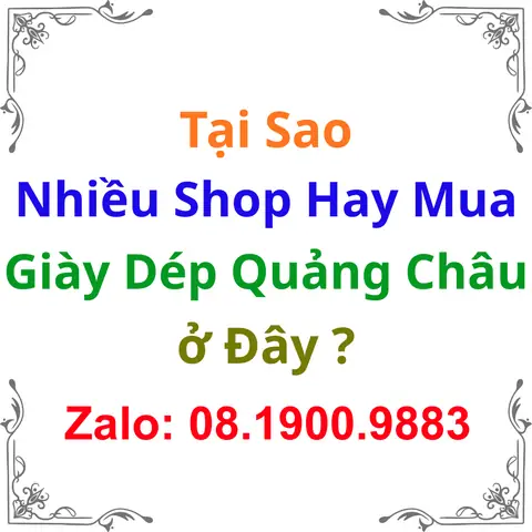 Đánh Giá Chi Tiết Các Nguồn Sỉ Giày Dép Nữ Quảng Châu Uy Tín Nhất Hiện Nay