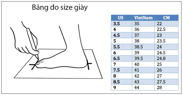 Hướng Dẫn Chi Tiết: Cách Chọn Size Giày Thể Thao Chuẩn Xác Nhất
