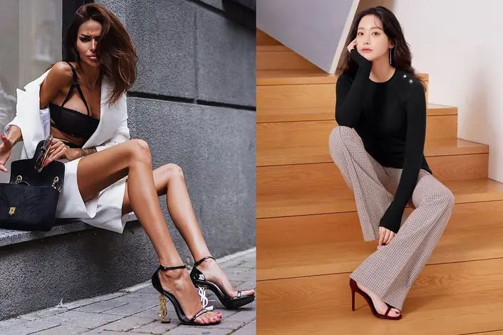 15+ Cách Phối Đồ Với Giày Cao Gót Màu Trắng Cực Sang Chảnh