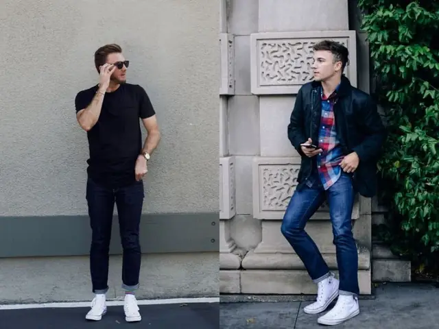 Cẩm Nang Phối Đồ Với Giày Converse Cổ Cao Nam: 12 Ý Tưởng Phá Vỡ Giới Hạn Phong Cách