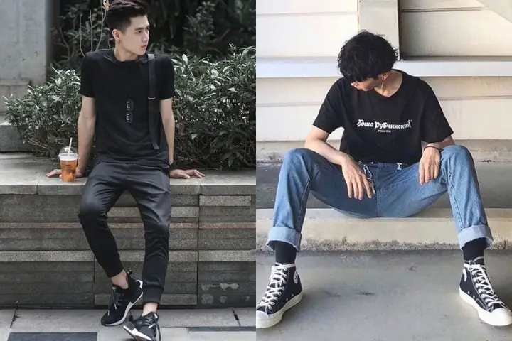 Các Phối Đồ Với Giày Thể Thao Đen Nam: Cẩm Nang Phong Cách Toàn Diện