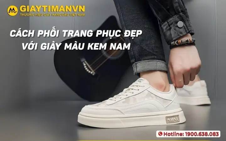 10+ Cách Phối Đồ Với Giày Thể Thao Màu Kem Chuẩn Style Hàn Quốc
