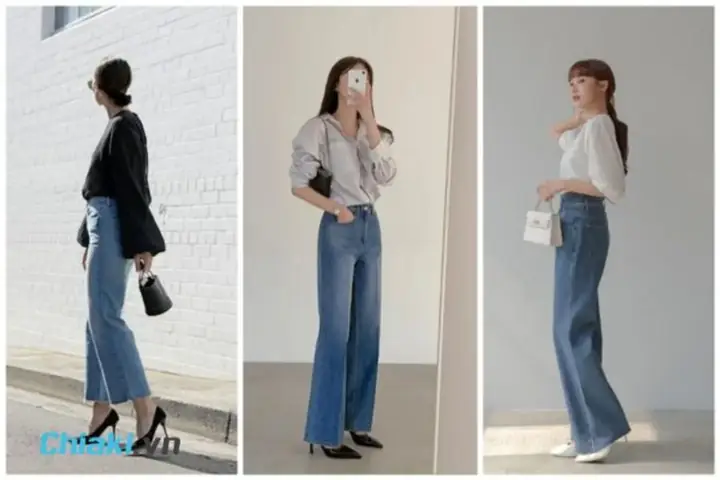 Phối Đồ Chuẩn Style: Quần Jean Ống Rộng Kết Hợp Với Giày Gì Để Nổi Bật?
