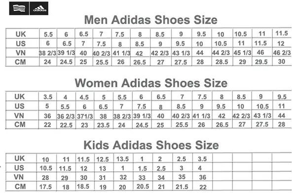 So Sánh Chi Tiết Size Giày Adidas Và Nike: Đâu Là Sự Khác Biệt Thực Sự?