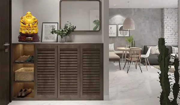 Vị Trí Đặt Tủ Giày Chuẩn Phong Thủy: Cẩm Nang Chi Tiết Thu Hút Tài Lộc Và Vượng Khí Cho Gia Đình