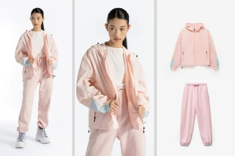 Áo khoác gió phối cùng quần jogger nữ tạo nên set đồ thoải mái, năng động và phù hợp với các hoạt động ngoài trời.