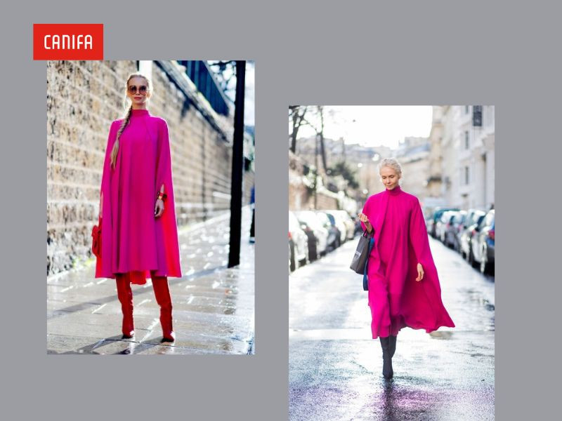 Áo poncho chất liệu cao cấp cho phong cách sang trọng