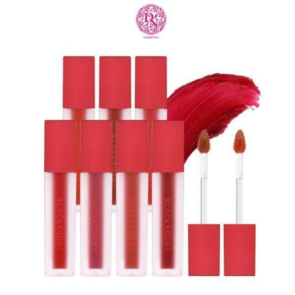 Màu son Black Rouge A06 đỏ gạch pha nâu trên môi, trendy và ấm áp