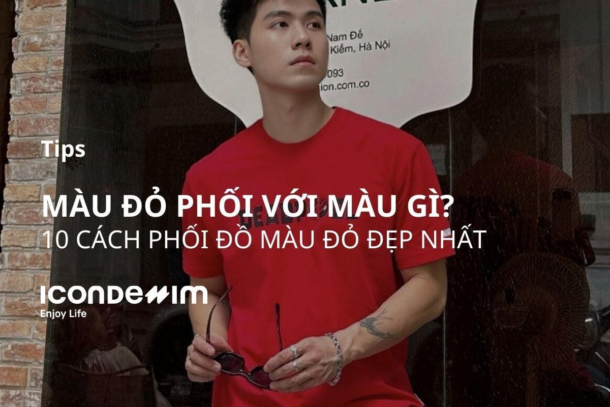 Phối chân váy đỏ đô với áo màu trắng, đen hoặc xám cho vẻ ngoài thanh lịch