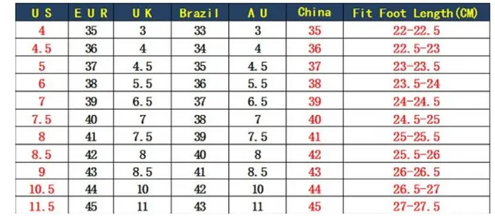 Cách Chuyển Size Giày Trung Quốc Sang Việt Chuẩn Xác Nhất