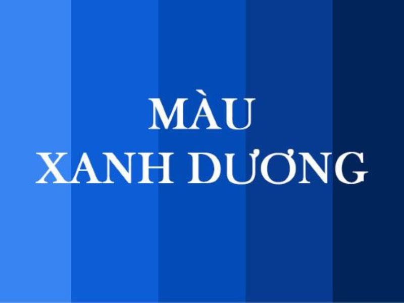 Định nghĩa màu xanh dương trên bánh xe màu sắc