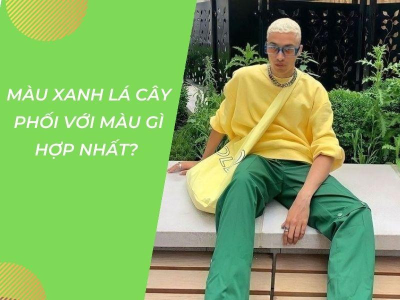 Kết hợp màu cam phối màu gì đẹp cùng sắc xanh lá cây bắt mắt