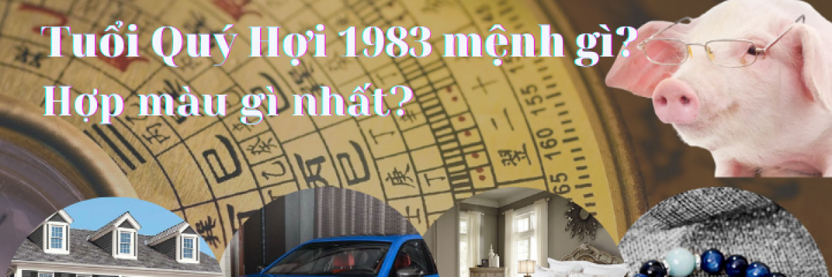 Hình ảnh màu sắc phong thủy hợp tuổi Hợi 1983 mệnh Thủy mang lại may mắn và tài lộc