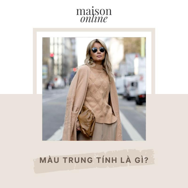 Màu xanh lá cây kết hợp màu trung tính trong trang phục thời trang thanh lịch