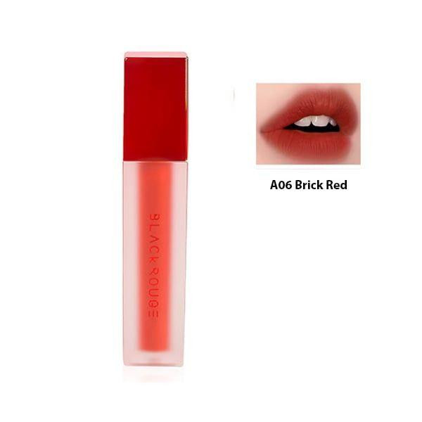 Các sắc thái khác nhau của son Black Rouge A06 trên nhiều tông da