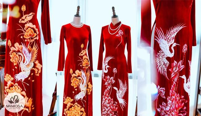 Ao dai cho me chong mau sac nha nhan ton len ve dep quy phai