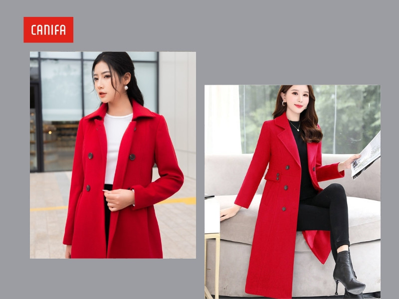 Áo khoác dạ ấm áp, thanh lịch cho style Tết