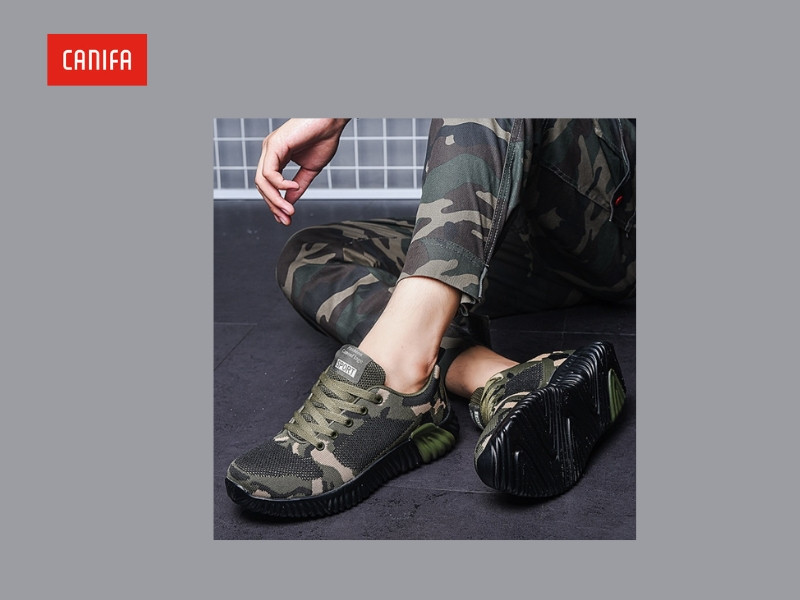 Giày họa tiết camouflage cá tính