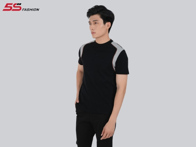 Áo thun nam màu cơ bản dễ phối với quần jeans và phụ kiện