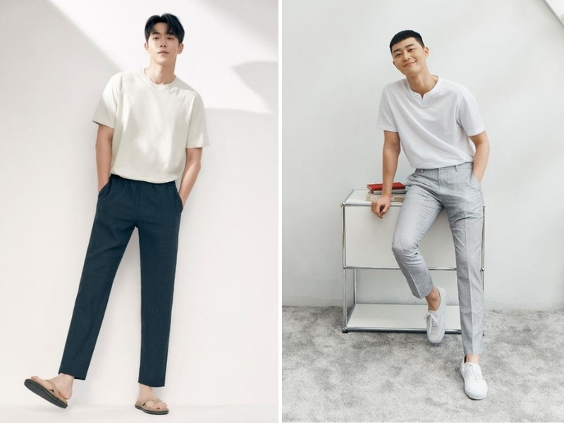 Áo phông oversize sơ vin tạo form thùng thình cá tính