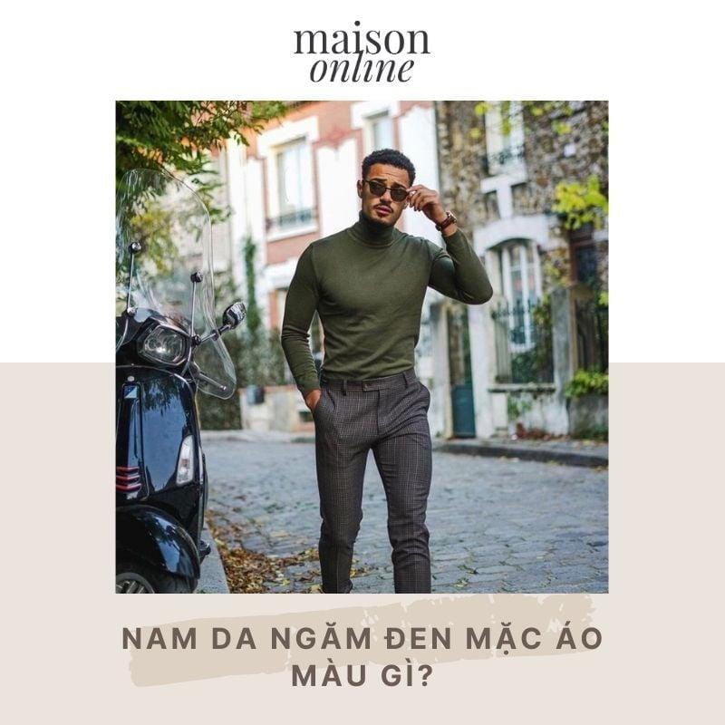 Phối đồ quần nâu với áo màu trung tính và pastel trong thời trang nam nữ