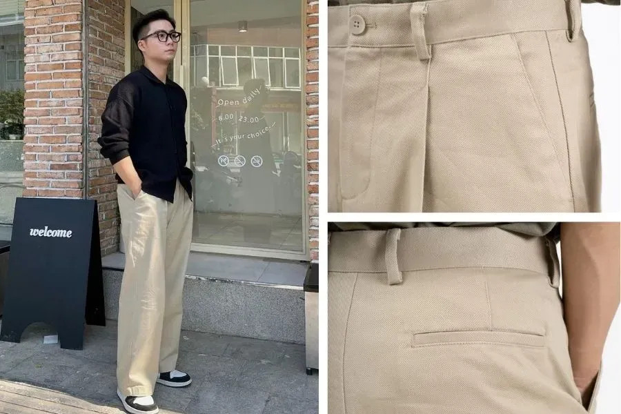 So sánh quần ống côn và quần ống đứng trong thiết kế nam giới