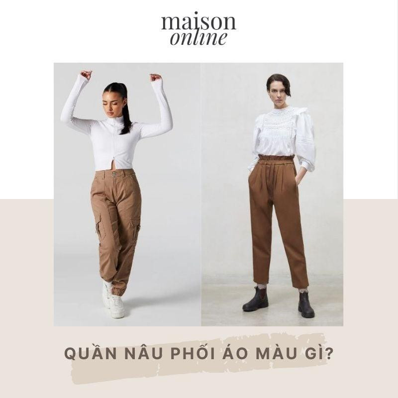 Trang phục màu apricot thanh lịch và phong cách phối đồ hiện đại ngoài trời